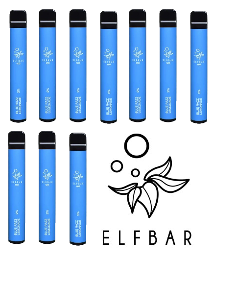 Elfbar - Blue Razz Lemonade 10 pack box