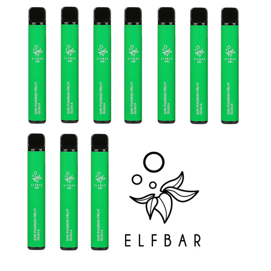 Elfbar - Kiwi Passionfruit Guava 10 pack box