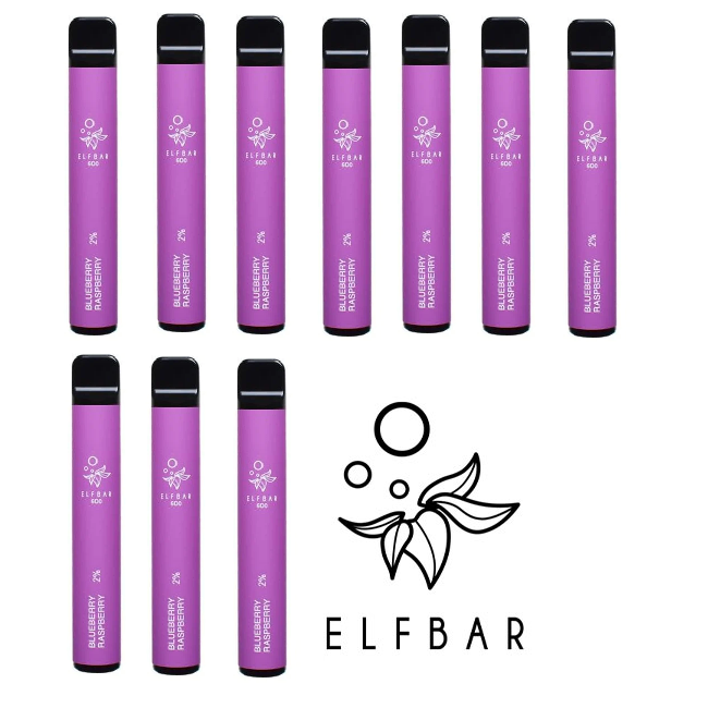 Elfbar - Blueberry Raspberry 10 pack box