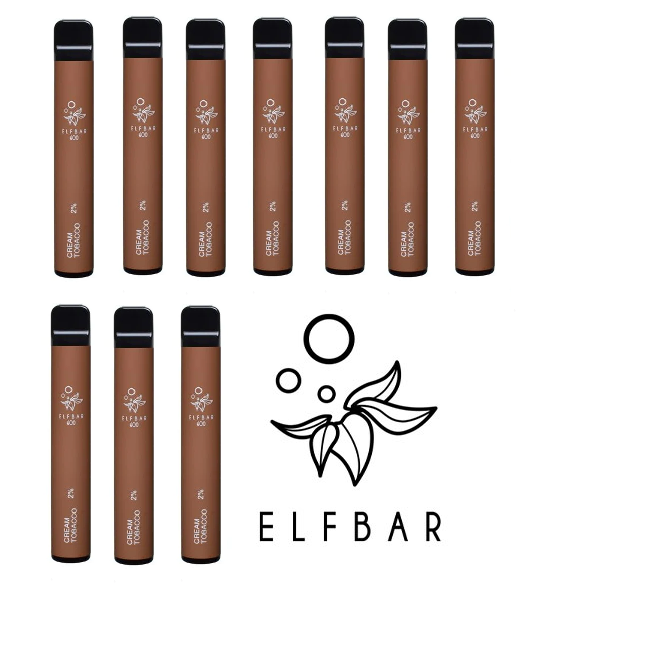 Elfbar - Cream Tobacco 10 pack box